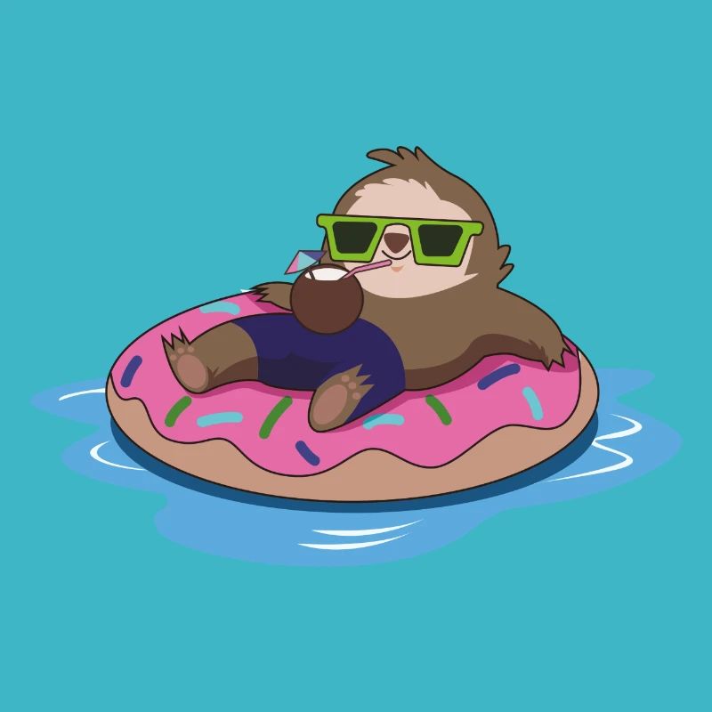 Sloth chill summer
