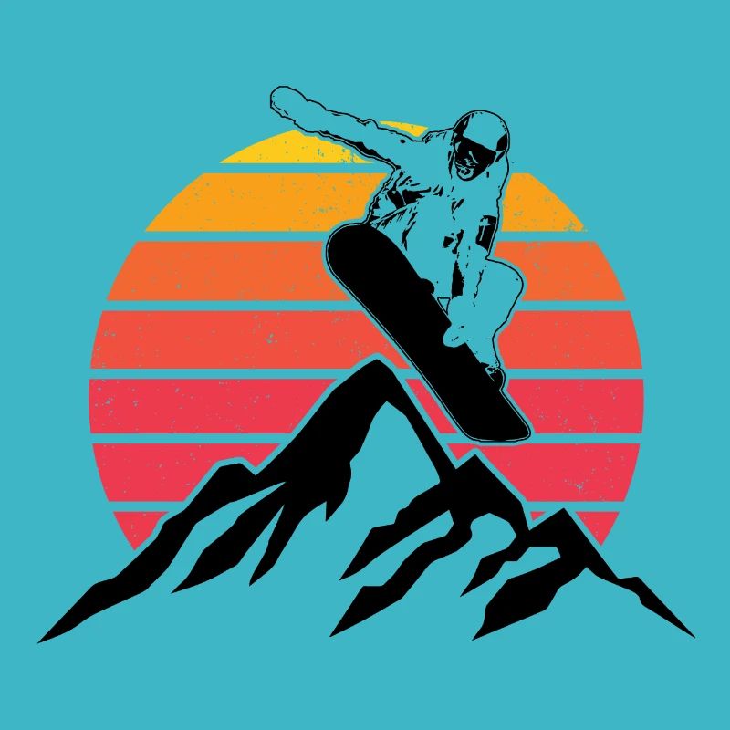 Snowboard Snowboarder Snowboarden Winter Geschenke