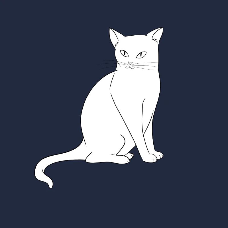 Chat blanc