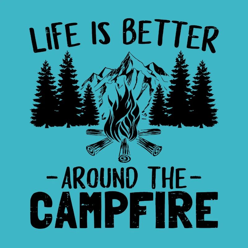 Vacances en camping Cadeau de feu de camp camping-car