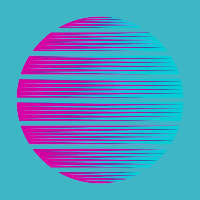 Kreis Farbverlauf Hintergrund Vorlage Symbol cool