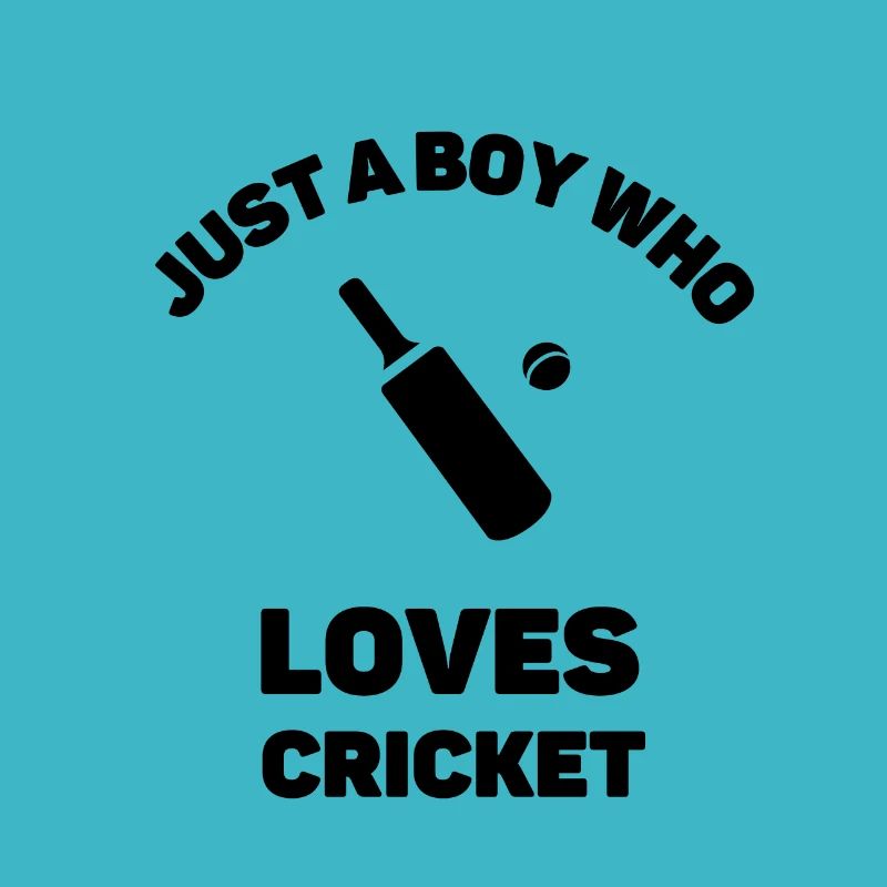 Nur ein Junge, der Cricket liebt