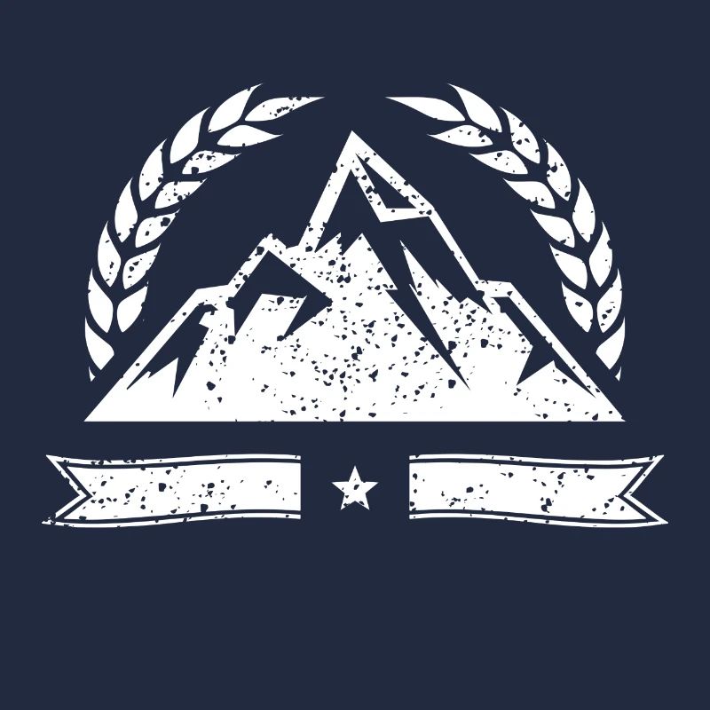 Mountains symbol logo mountain