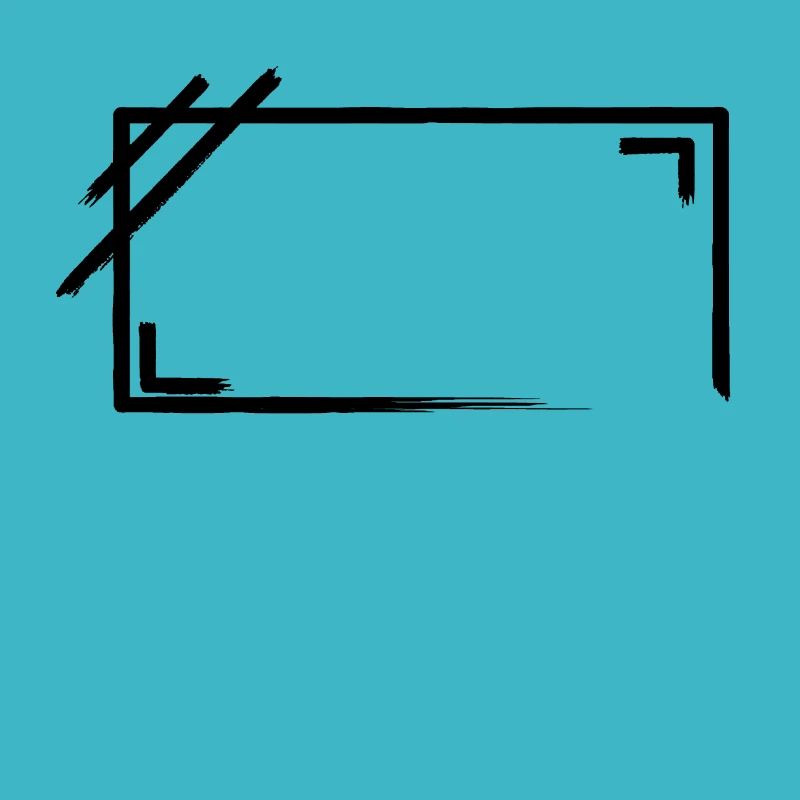 Weathered Rectangular Frame Strokes