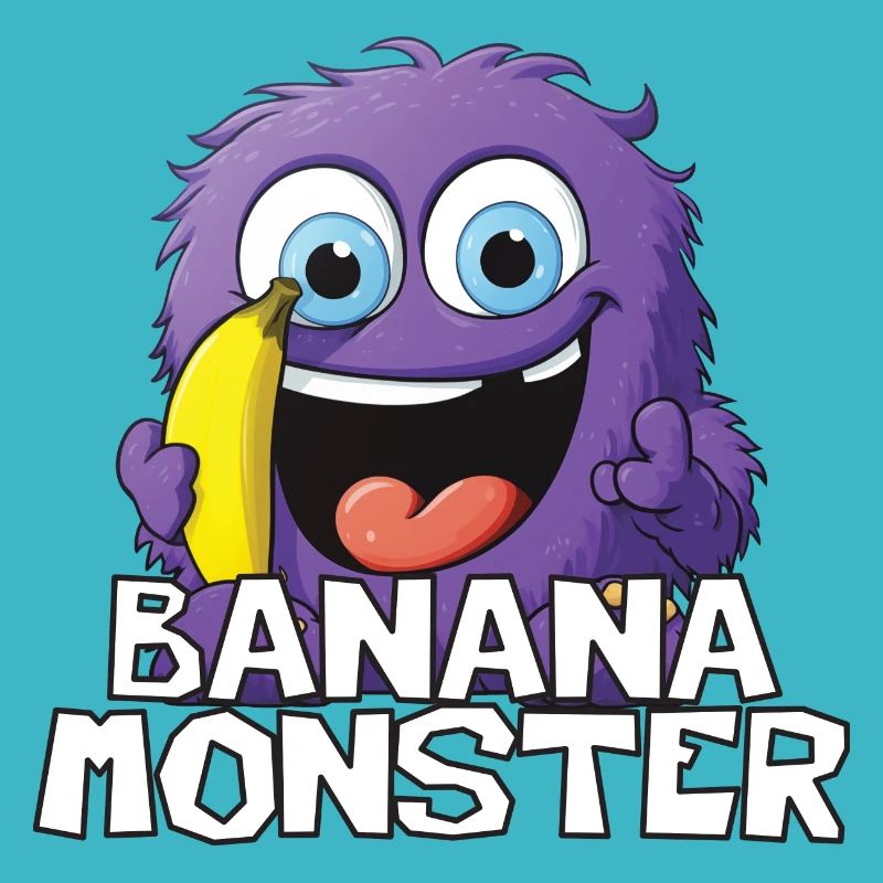 Süßes Bananen Monster