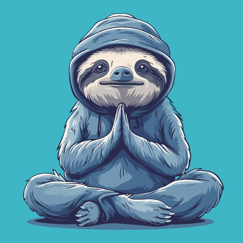Sloth Yoga Relaxation Chilling Gift