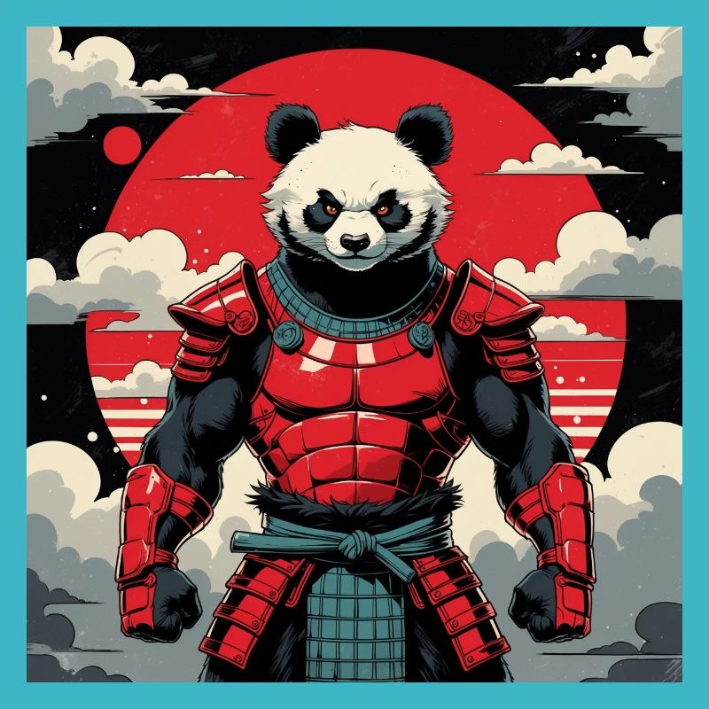 Samurai Panda Warrior