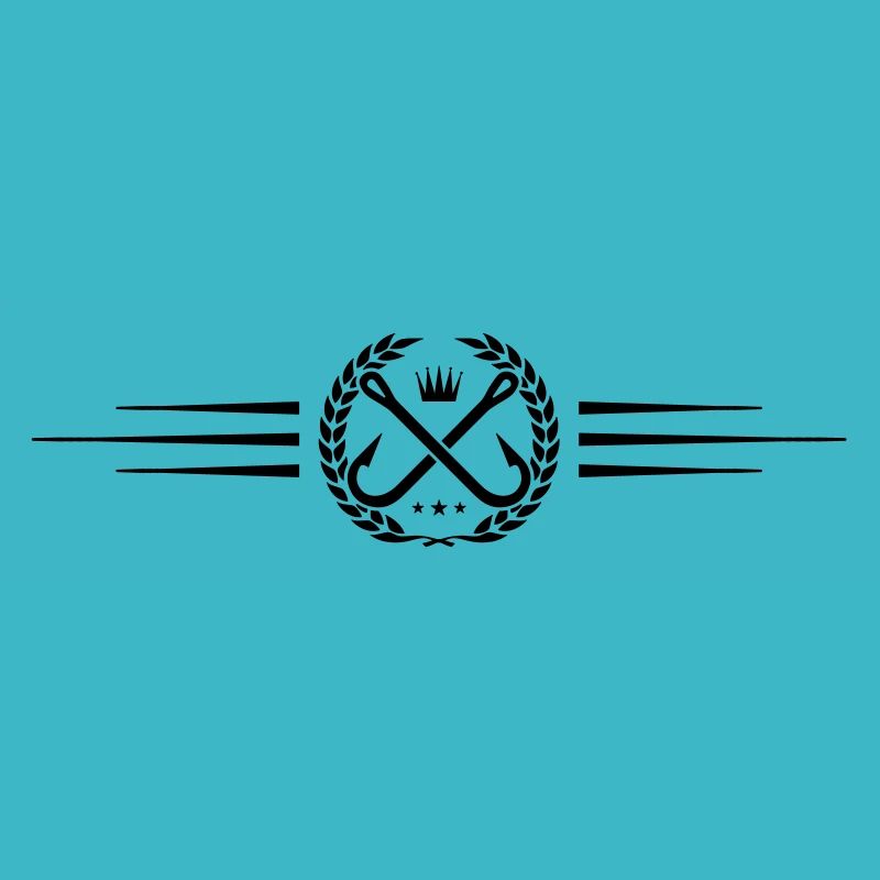 ligne de couronne logo hameçon
