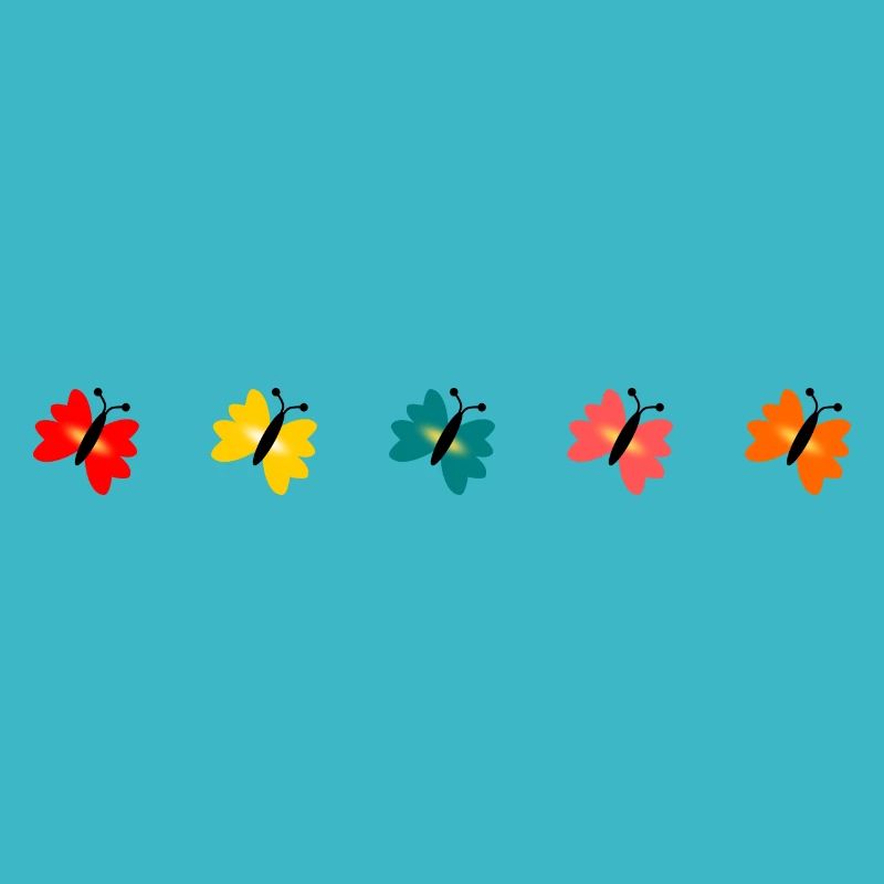 PAPILLON. PAPILLONS. MULTICOLORE. NATURE. ETE.