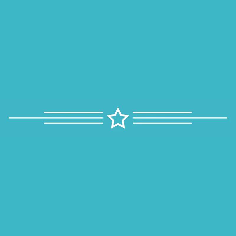 Dash line star