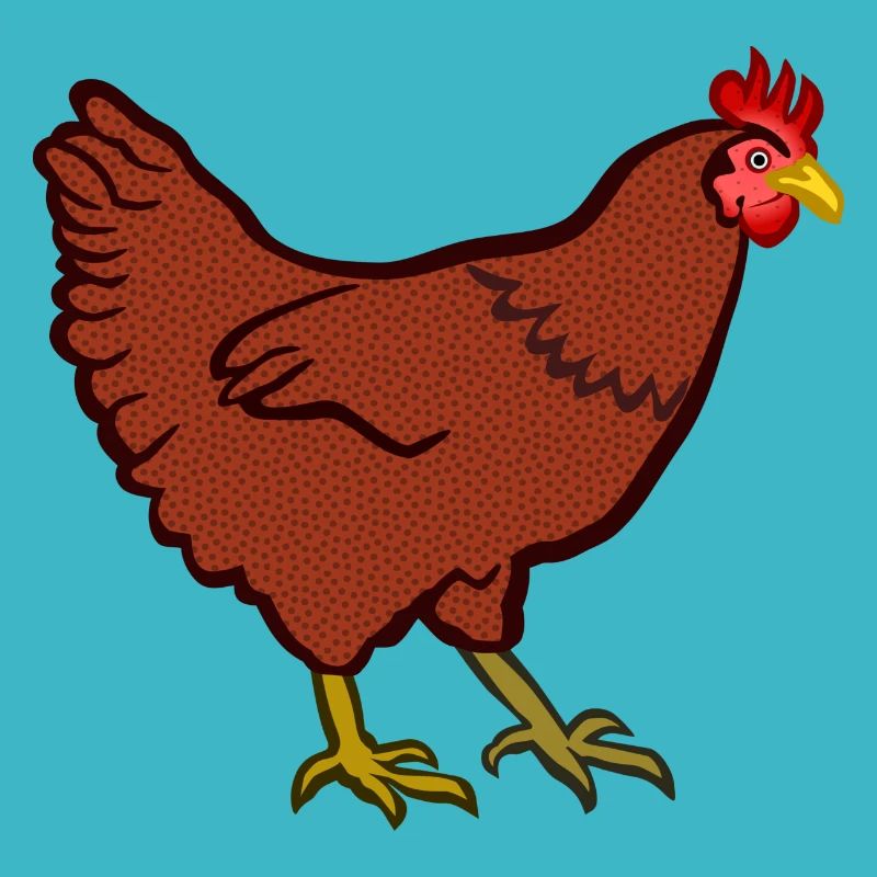 Ein Huhn