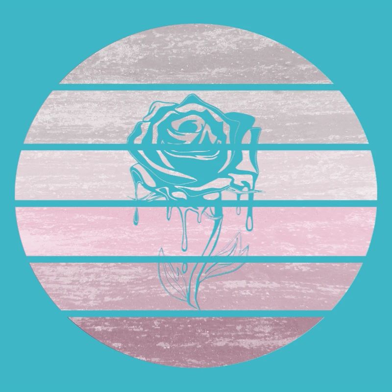 Rose, Flower, Vintage, Retro, Forest, Gift