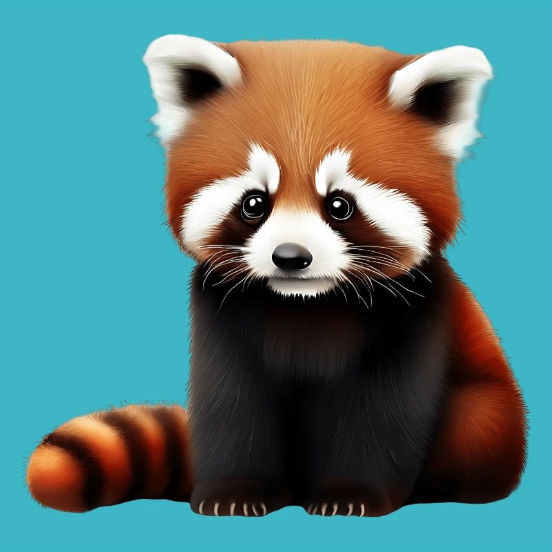 Drôle de panda roux