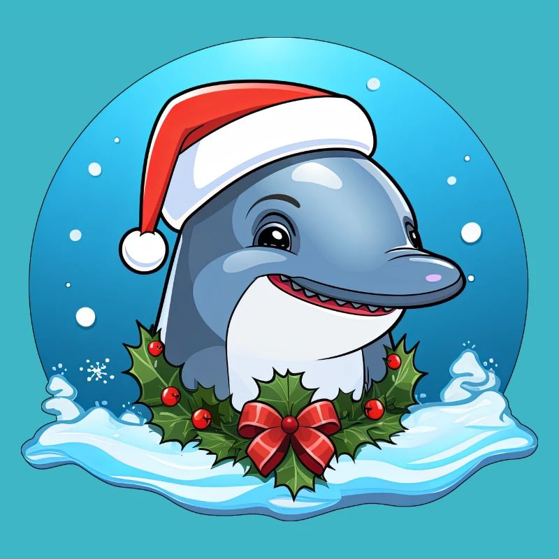 Delfin Weihnachten