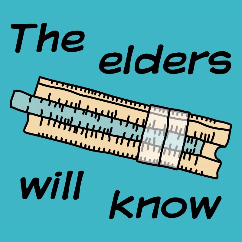 Slide rule - The elders will know - dark