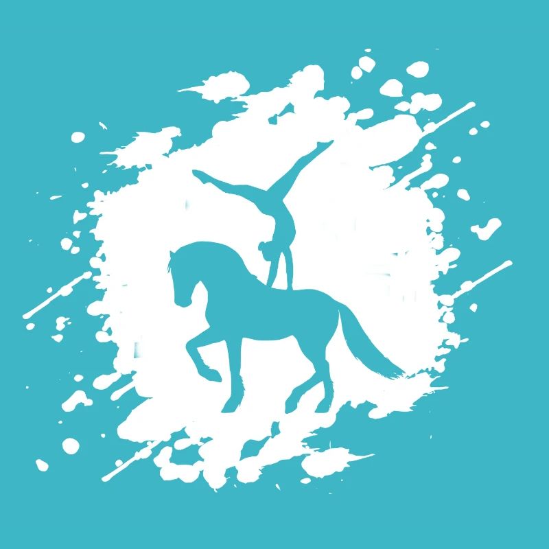 Vaulting T-shirt | Splash Volti à cheval