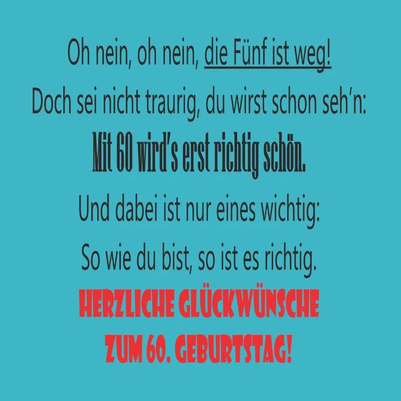 60Jahre Geburtstag