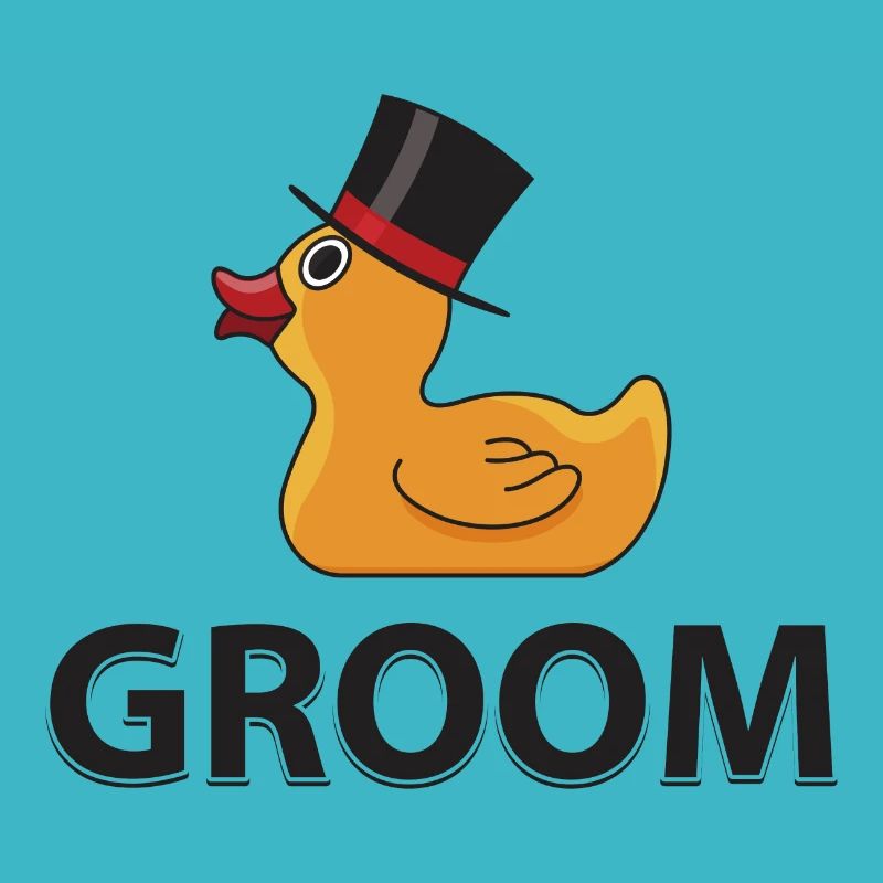 Bräutigam Rubberduck Geschenk