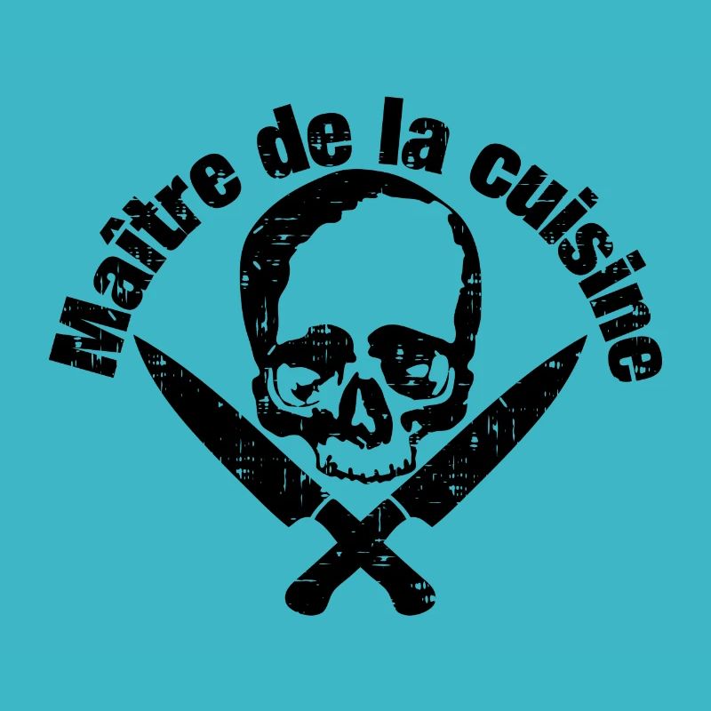 Küchenchef Skull Messer | chef cuisinier