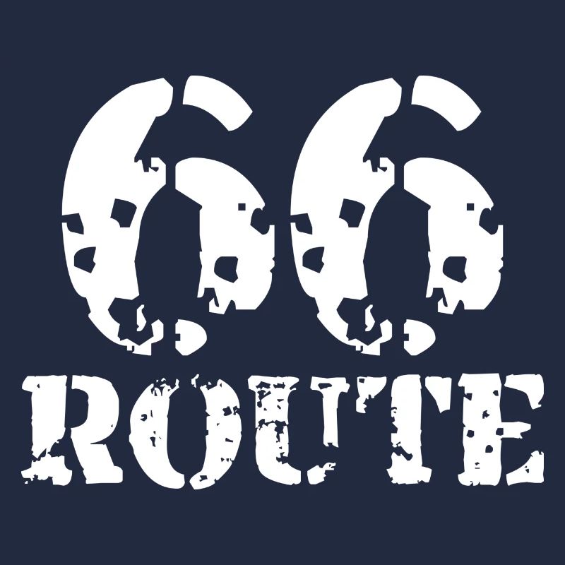 Route 66 weiß