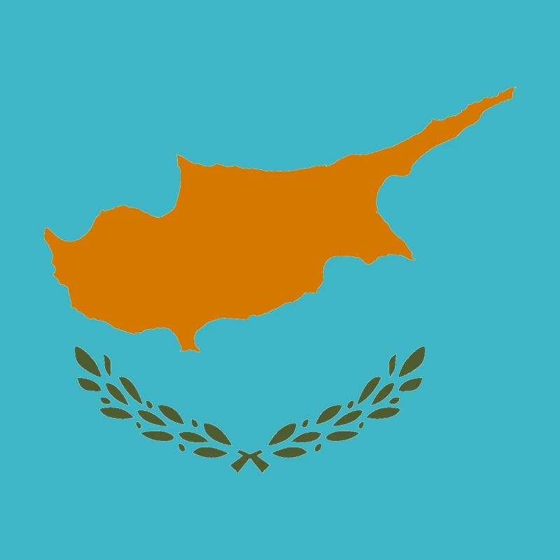 Idée de cadeau de drapeau ADN empreinte de Chypre