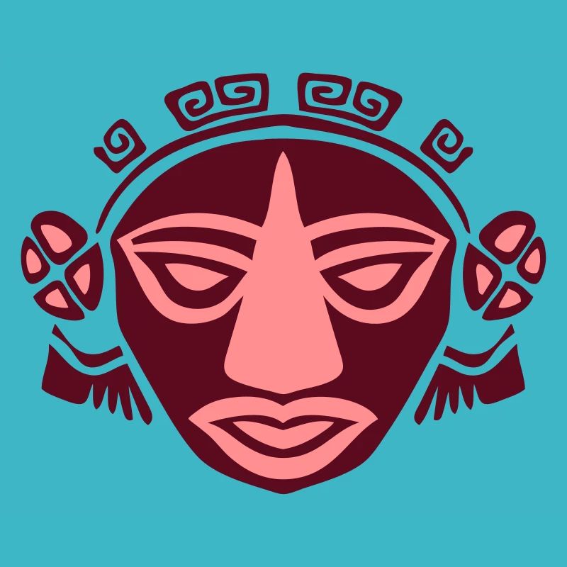 azteque statue masque 1305