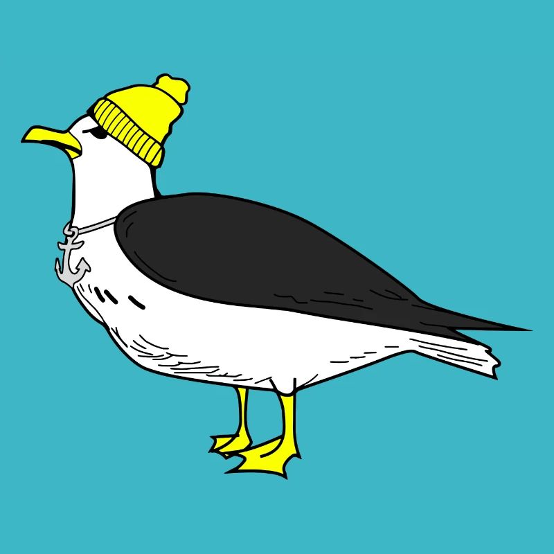 Coole Möwe