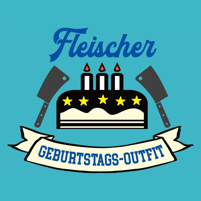 Geburtstag Fleischer Fleischerei Schlachter Azubi
