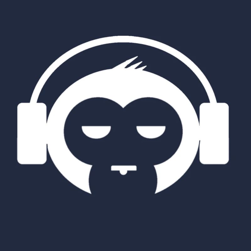 ApeBeats - Monkey Headphones - Affe Kopfhörer weiß