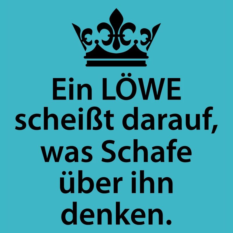 Löwe scheißt darauf was Schafe denken