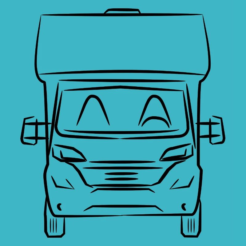 Wohnmobil Zeichnung