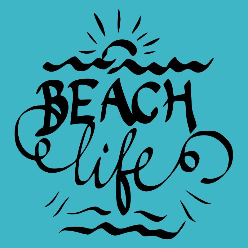 Beach life lettering gift idea gift