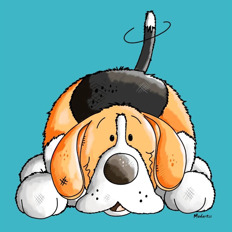 Verträumter Beagle