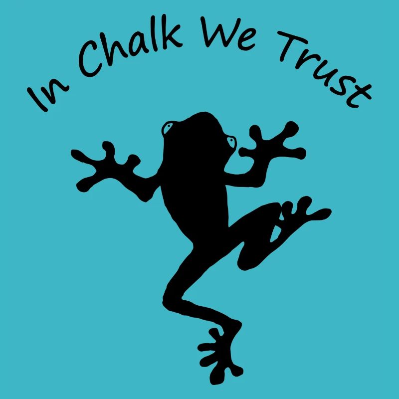 Bouldering Climbing Boulder Frog In Chalk We Trust
