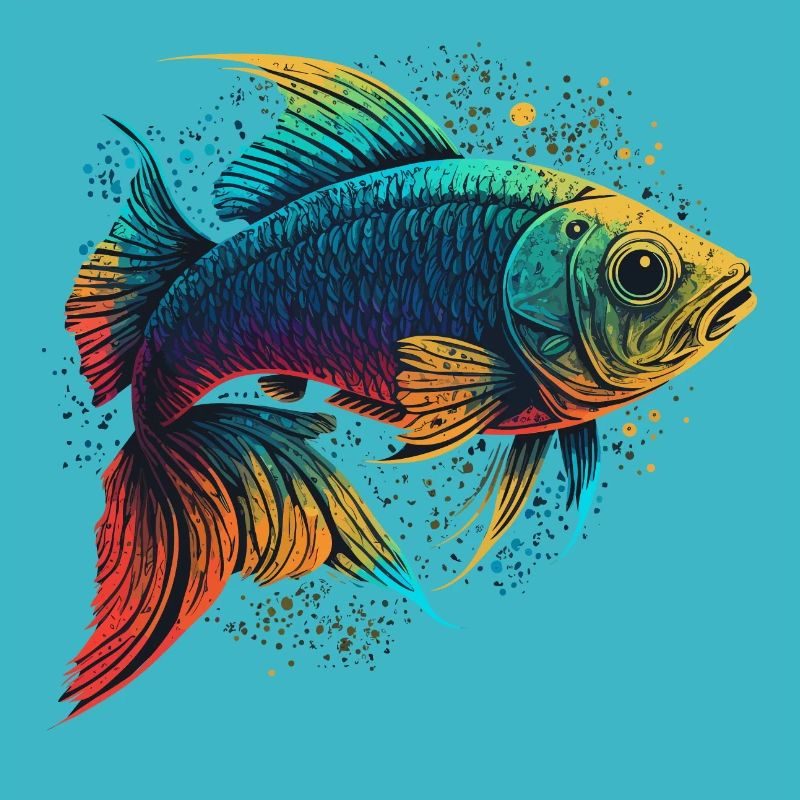 Poisson coloré