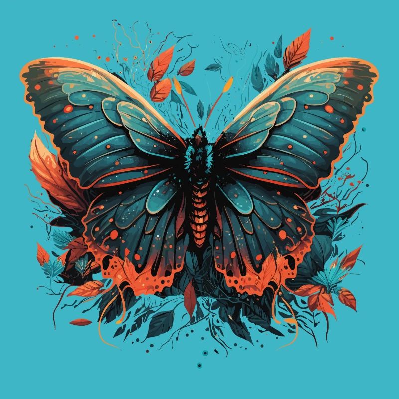 Lebhafter Schmetterling