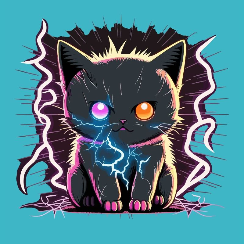 Chat électrifié