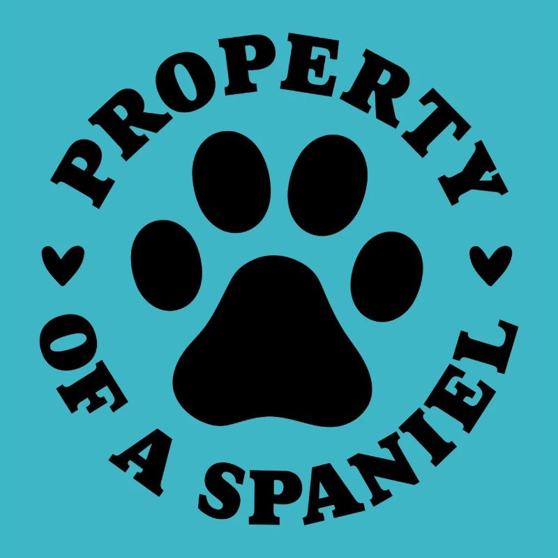Eigentum eines Spaniels