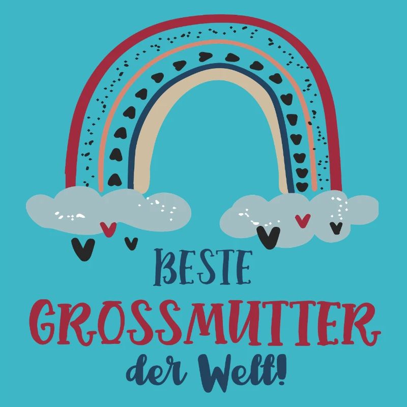 Beste Grossmutter Regenbogen Grossmama Oma Omi