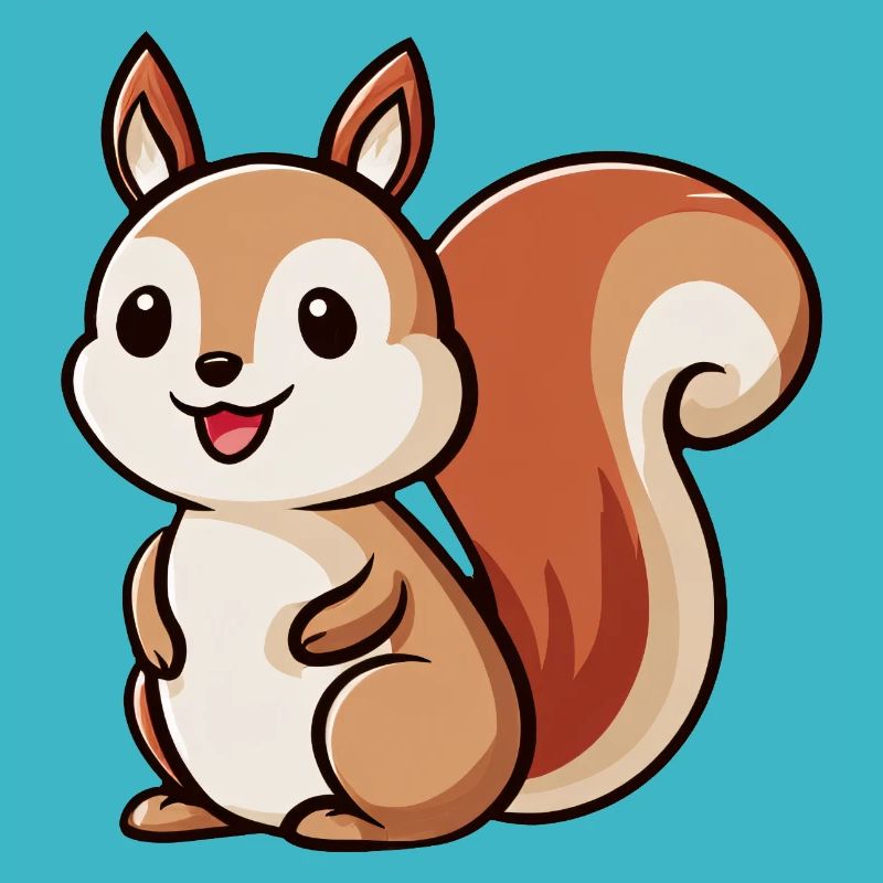 Verspielter Eichhörnchen-Zauber