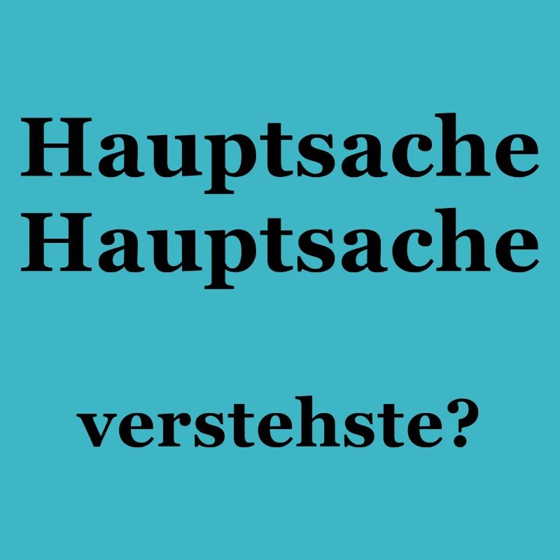 hauptsache hauptsache schwarz
