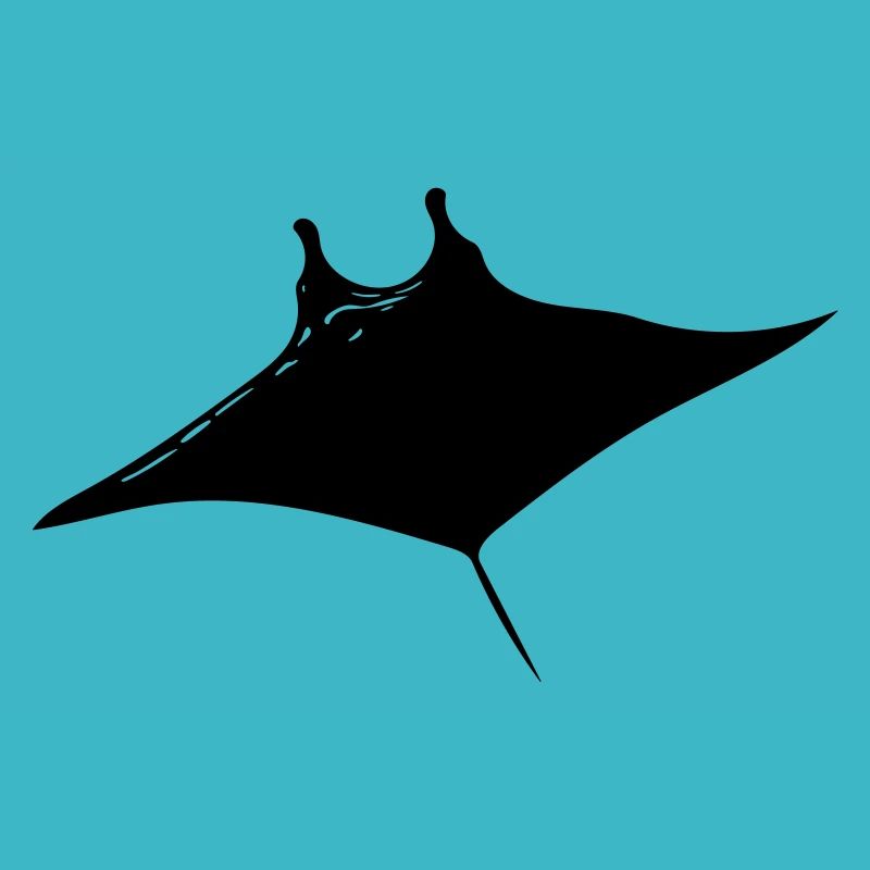 Manta Rochen Vector Style