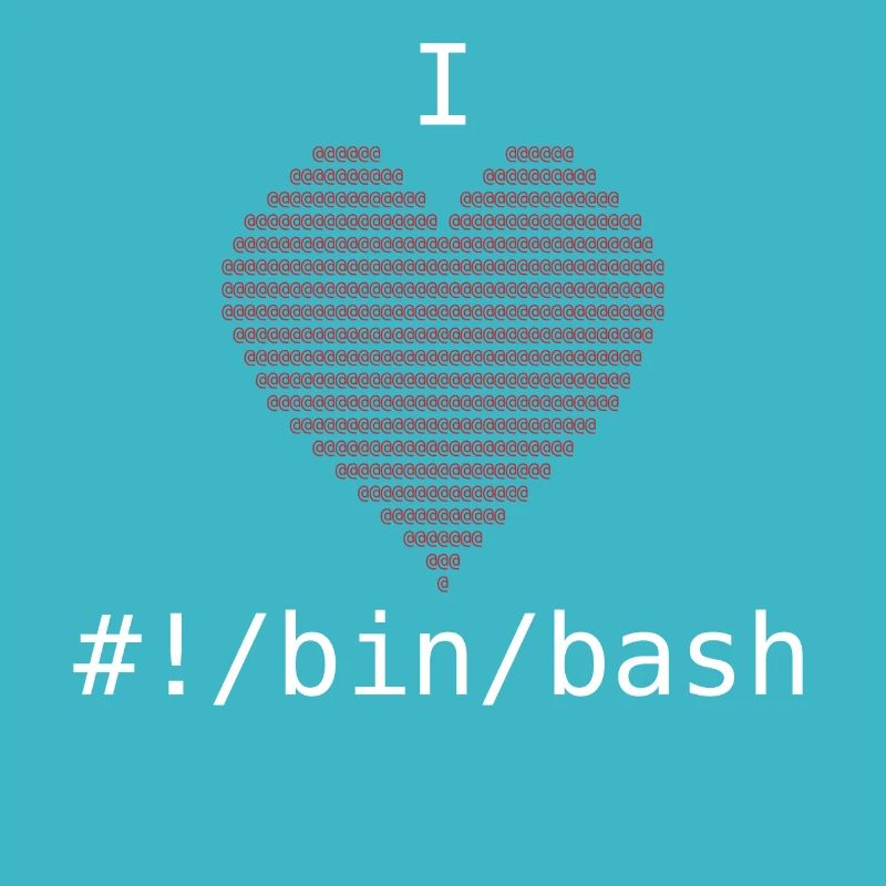 I Love Bash Administrator Developer Gift
