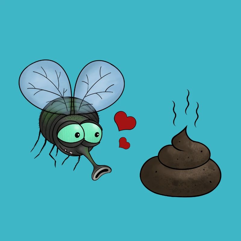 Amour de caca de mouche
