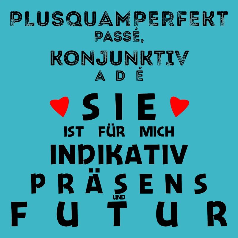 German teacher Germanist present tense future gift