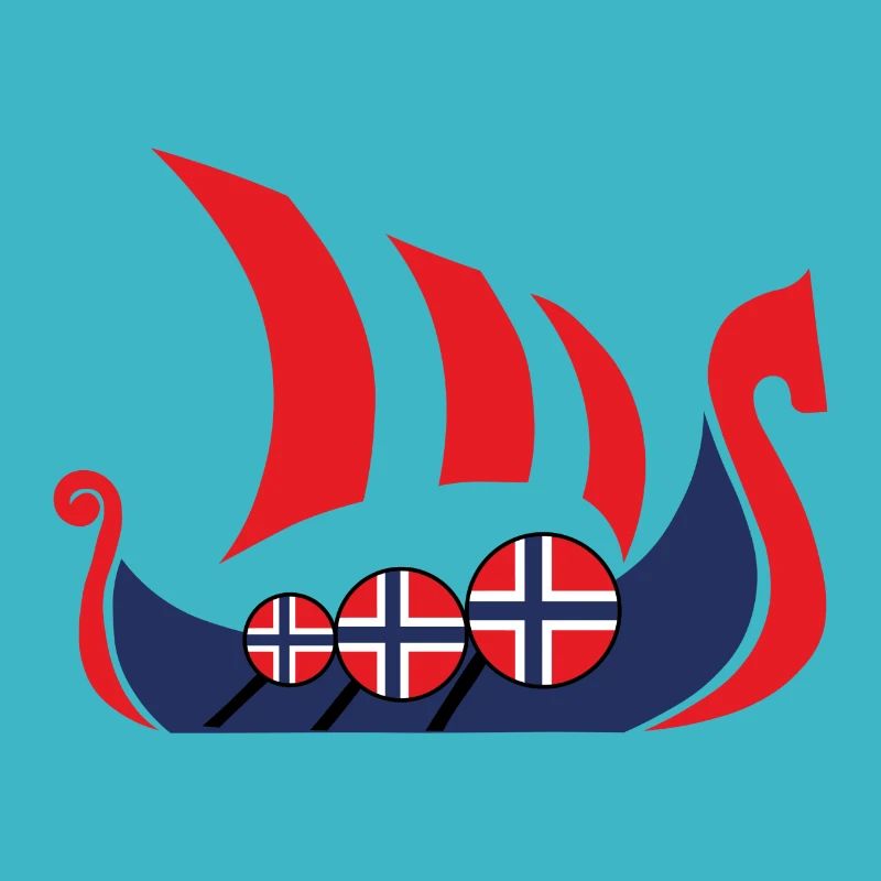 Viking ship Norway gift