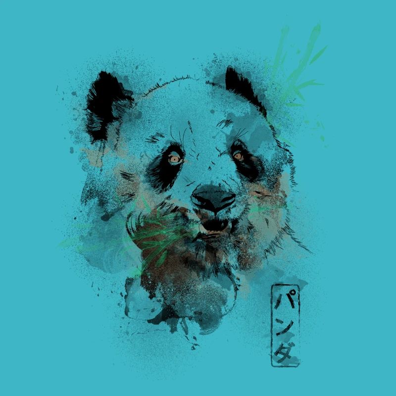 Watercolor Panda Bear