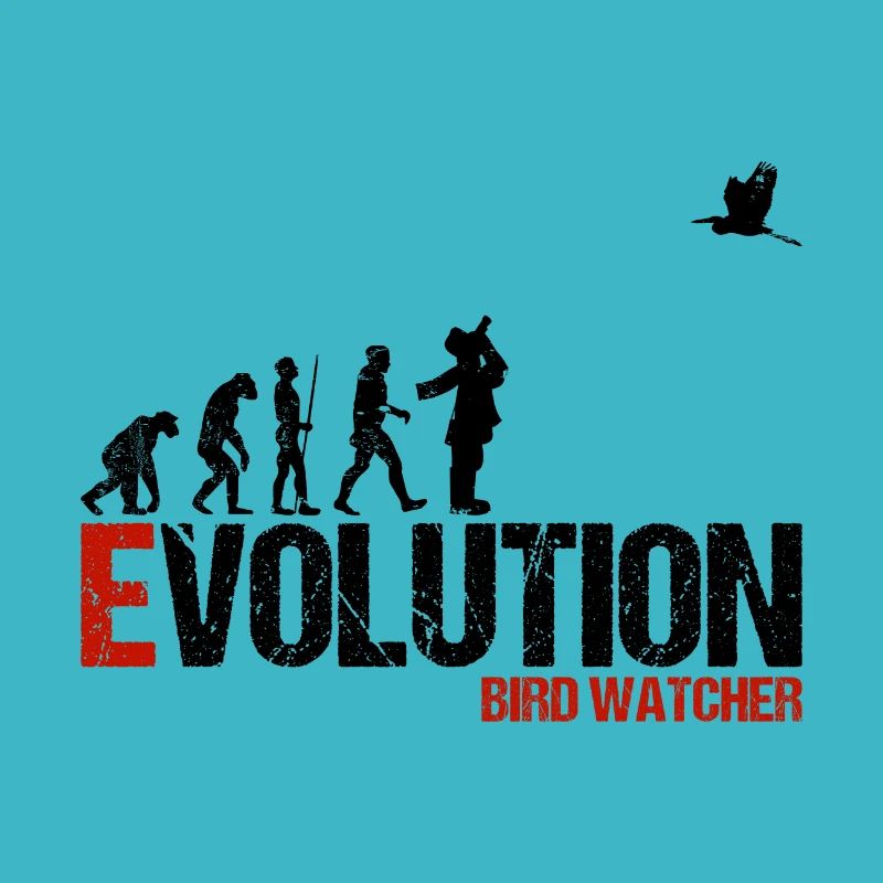 Bird Watcher Bird Watch Evolution Funny