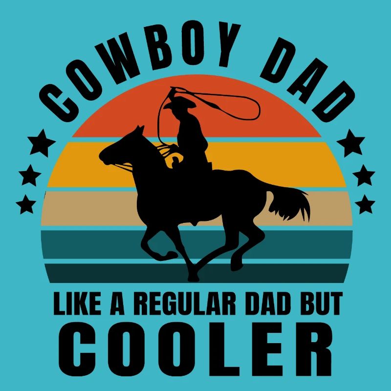 Cowboy-Vater. Cowboy
