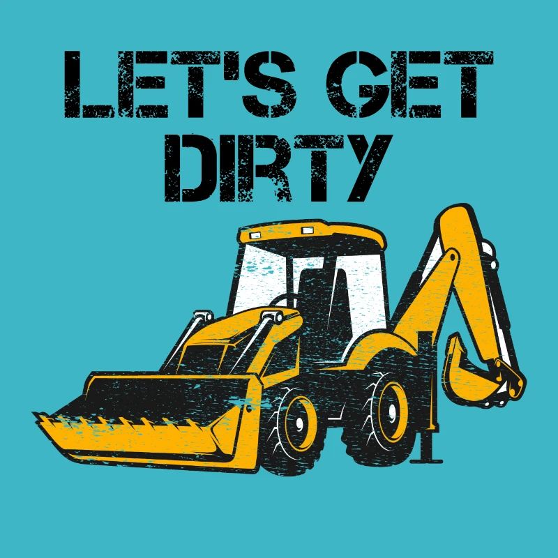 Excavator Backhoe Heavy Equipment Operator Funny